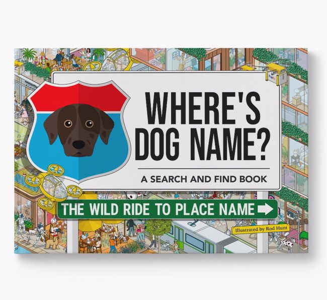 Personalised Catahoula Leopard Dog Book: Where's Dog Name? Volume 3